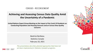 Achieving and Assessing Census Data Quality Amid COVID-19 Uncertainty