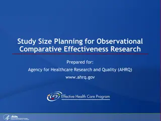 Study Size and Power Calculations in Research