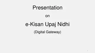 Revolutionizing Agricultural Financing with e-Kisan Upaj Nidhi Digital Gateway