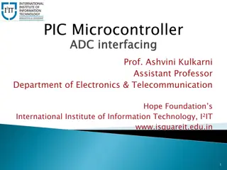 Characteristics and Features of ADC in PIC Microcontroller