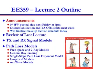 Wireless Communication Propagation Models and Characteristics