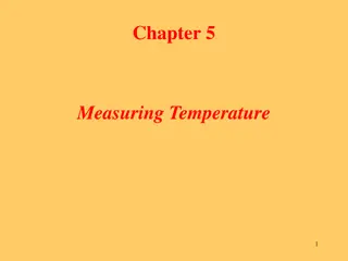 Temperature: Measuring, Scales, and Differences