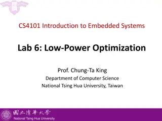 Low-Power Optimization for MSP430 LaunchPad - Lab 6 Overview