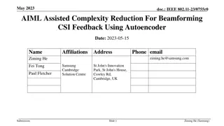 Complexity Reduction in Beamforming CSI Feedback Using Autoencoder