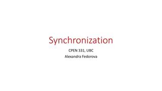 Thread Synchronization and Shared Resources for Efficient Programming