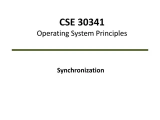 Operating System Synchronization Principles