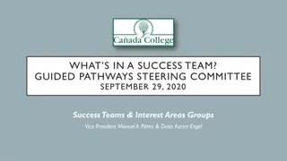Success Teams in Guided Pathways Steering Committee