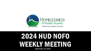 HUD NOFO Funding and Priorities for Ending Homelessness