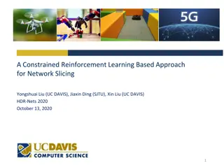 Constrained Reinforcement Learning for Network Slicing in 5G