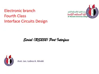 RS232 Serial Port Interface Circuits Design