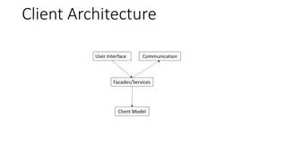 Client/Server Architectures and Data Transfer Objects