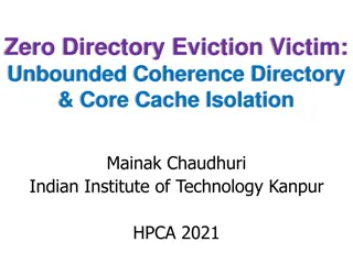 Zero Directory Eviction Victim Protocol Overview