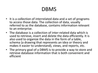 Database Management Systems