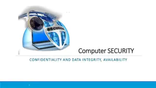 Computer Security and the CIA Triad