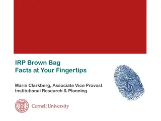 Institutional Research & Planning at Cornell University
