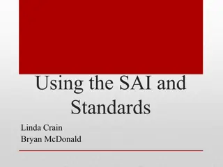 Standard Assessment Inventory (SAI) and Professional Learning Standards