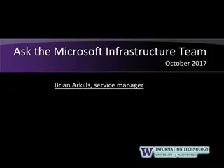 Microsoft Infrastructure Capabilities Discussion - Brian Arkills Insights