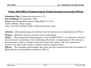 Enhancing Wireless Personal Area Networks Sensitivity Levels
