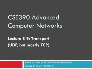 Transport Layer in Advanced Computer Networks