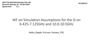 3GPP TSG-RAN-WG4 Meeting #94 on Simulation Assumptions for Frequency Range Study