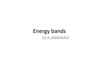 Energy Bands in Semiconductors and Insulators