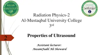 Properties of Ultrasound in Physics