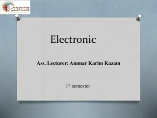 Semiconductor Materials and Atomic Structure in Electronics