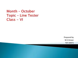 Digital Line Tester and Its Components
