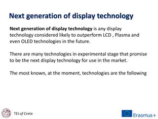 Advancements in Next-Generation Display Technologies