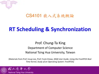 Real-Time Systems: Scheduling and Synchronization at National Tsing Hua University