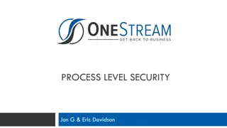 Security and Process Control in Financial Data Management