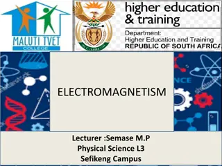 Electromagnetism Principles and Applications