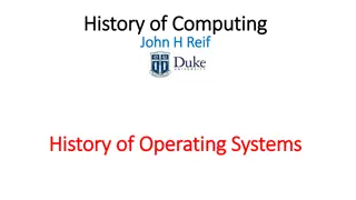 Evolution of Operating Systems: From Early Mainframes to Unix Systems