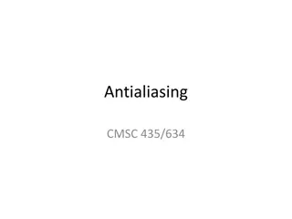 Resolving Aliasing Issues in Digital Imaging