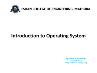 Operating Systems: Eshan College Insights