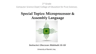 Microprocessor & Assembly Language at University of Basrah: In-Depth Study