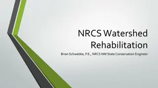 Watershed Rehabilitation and Dam Construction Programs Overview