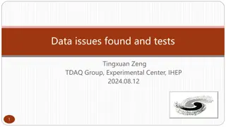 Exploring Data Issues and Tests at IHEP Experimental Center