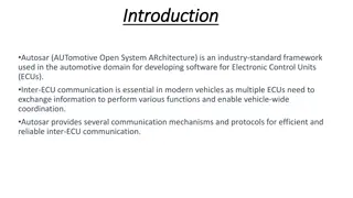 Autosar Communication Protocols and Mechanisms in Automotive Domain