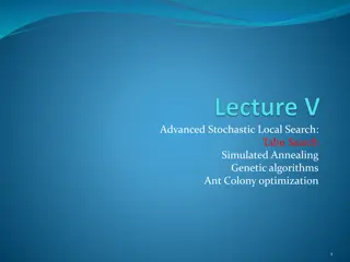 Advanced Stochastic Local Search Techniques