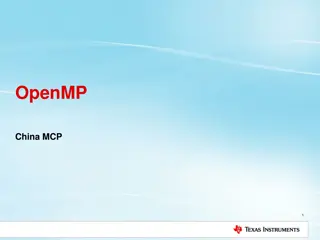 Efficient Multicore Programming with OpenMP Solution