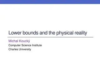 Exploring Lower Bounds in Computer Science