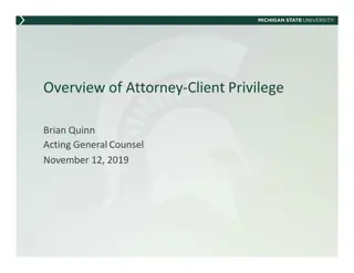 Attorney-Client Privilege: Key Concepts & Guidelines
