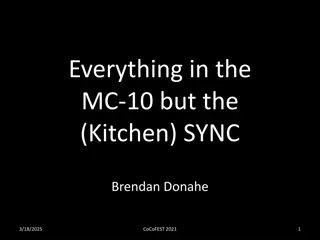 MC-10 Syncing Advancements - CoCoFEST 2021