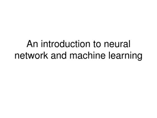 Neural Networks and Machine Learning in Science