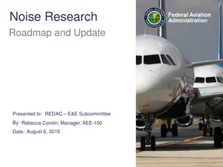 FAA Noise Research and Policy Updates