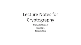 Introduction to Cryptography: SADET Project Module 1 Insights