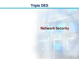 Triple DES Encryption for Network Security