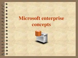 Microsoft Enterprise Network Architecture and Protocols