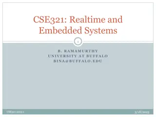 Realtime and Embedded Systems